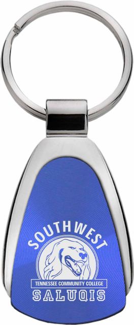 Southwest Tennessee Community College Teardrop Keychain