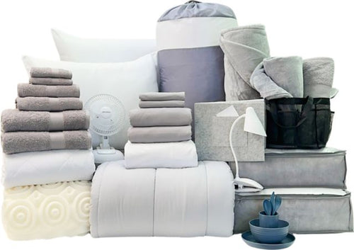 Complete 29pc Twin XL Bundle in Harbor Slate - SHIPS 8/1 FOR IN-STORE PICKUP ON FALL MOVE-IN WEEKEND.